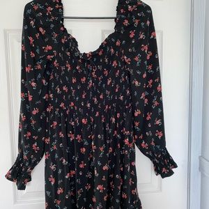 Wild Fable Ruffled and Ruched Mini Dress